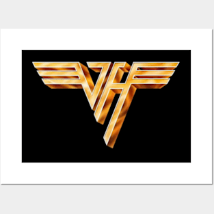 Van Halen - Logo - Gold Posters and Art